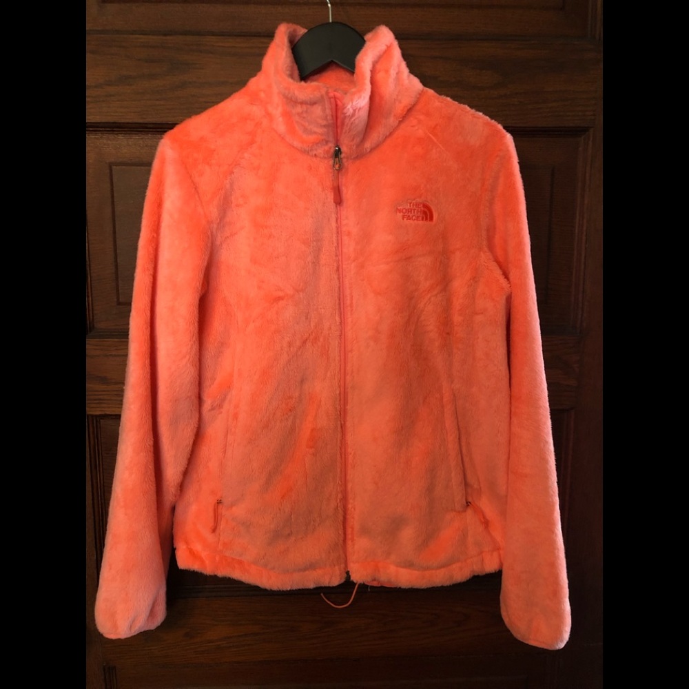 🆕 The North Face Tangerine Zip Up Coat EUC